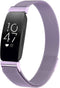 iMoshion Bandje Geschikt voor Fitbit Inspire Maat S - iMoshion Milanees magnetische band met installatiehulp - Paars