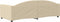 vidaXL - Slaapbank - 90x200 - cm - stof - crèmekleurig