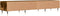 vidaXL - Tv-meubel - 150x36x30 - cm - bewerkt - hout - gerookt - eikenkleurig