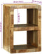 vidaXL - TV - Kast - 36x30x54 - cm - in - Massief - Mangohout