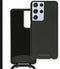 iMoshion Hoesje Geschikt voor Samsung Galaxy S21 Ultra Hoesje Met Koord - iMoshion Color Backcover met afneembaar koord - Zwart