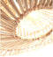 GOOD&MOJO Vloerlamp Zanzibar - Bamboe/Rotan Wit - 73x55x176cm - Modern - Staande lampen voor Woonkamer - Slaapkamer