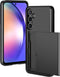 iMoshion Hoesje Geschikt voor Samsung Galaxy A55 Hoesje - Ruimte voor 2 pasjes - iMoshion Backcover met pasjeshouder - Zwart