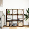 vidaXL - Kamerscherm - / - boekenkast - 102x29x103,5 - cm - hout - gerookt - eiken