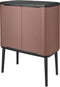 Brabantia Bo Touch Bin - Prullenbak 11 + 23 liter - Afvalscheiding - Satin Taupe