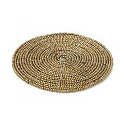 De Beaded Onderzetter - Goud