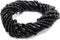 De Beaded Servetring - Zwart - Set van 4