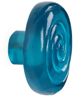De Bitten Candy Spiral wandhaak - Blauw