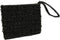 De Black Beaded Portemonnee - Zwart
