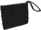 De Black Beaded Portemonnee - Zwart