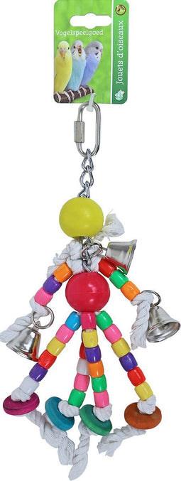 De Boon Kralen Plastic met 4x Katoen en Bel 24CM
