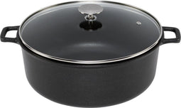 de Buyer choc extreme braadpan met glazen deksel 24 cm inductie