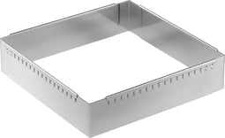De Buyer Patisserie vorm rvs 20-37 cm vierkant