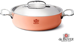 De Buyer Prima Matera braadpan koper/rvs 28cm ind.