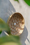 De Caribe Shell Plaat - Naturel Wit - M