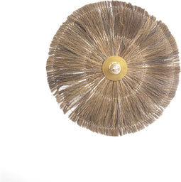 De Chi-Chi Muurlamp - Naturel Messing - L