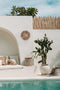 De Chi-Chi Muurlamp - Naturel Messing - L