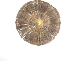 De Chi-Chi Muurlamp - Naturel Messing - M