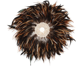 De Coastal Juju Muurdecoratie - Zwart Bruin - M