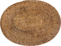 De Colonial Ovale Placemat - Naturel Bruin