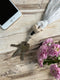 De Cowrie Tassel Sleutelhanger - Wit