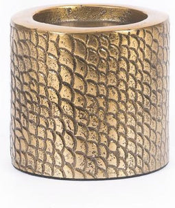 De Croco kaarsenhouder - Messing - M