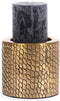 De Croco kaarsenhouder - Messing - M