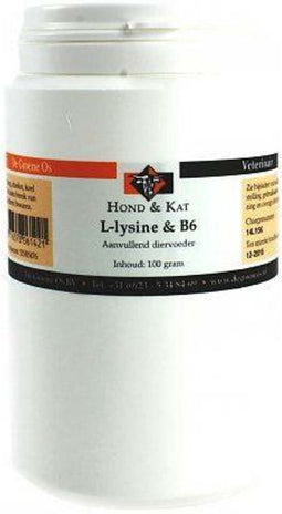 De Groene Os L-Lysine En Vit B6 Hond/Kat 100 gr