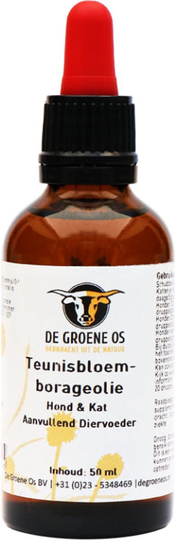 De Groene Os Teunisbloem- Borageolie - 50 ml