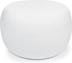De High Gloss Bijzettafel - Wit