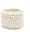 De Kai Macrame Plantenhouder - Wit - M