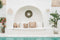 De Mengdong Muur Deco - Naturel Wit