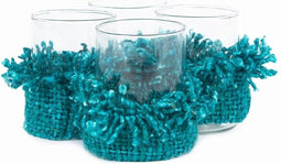 De Oh My Gee Kaarsenhouder - Aqua - M