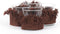 De Oh My Gee Kaarsenhouder - Bordeaux Velvet - S - Set van 4