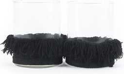 De Oh My Gee Kaarsenhouder - Zwart Velvet - L