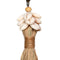 De Raffia Cowrie Shell Sleutelhanger