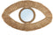 De Raffia Eye Spiegel - Naturel - M