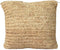 De Raffia Flores Kussenhoes Vierkant - Naturel - 40x40