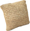 De Raffia Flores Kussenhoes Vierkant - Naturel - 40x40