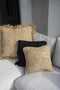 De Raffia Flores Kussenhoes Vierkant - Naturel - 40x40