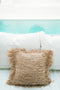 De Raffia Kussenhoes Vierkant - Naturel - 40x40