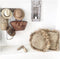 De Raffia Kussenhoes Vierkant - Naturel - 40x40