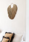 De Raffia Kussenhoes Vierkant - Naturel Zwart - 40x40