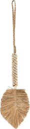 De Raffia & Schelpen Hangdecoratie - Crème Naturel