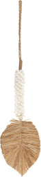 De Raffia & Schelpen Hangdecoratie - Wit Naturel