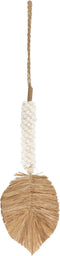 De Raffia & Schelpen Hangdecoratie - Wit Naturel