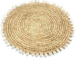De Raffia Shell Placemat - Naturel
