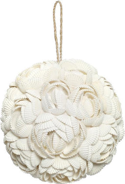 De Rozen Schelpenbal - Wit - L