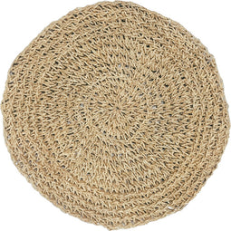 De Seagrass Placemat Rond - Naturel