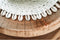 De Seagrass Shell Pan Coaster - Wit